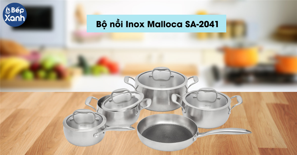 Bộ nồi Inox Malloca SA-2041