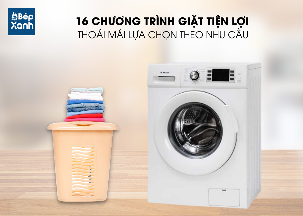 16 chương trình giặt trên máy giặt MWM-C1903E
