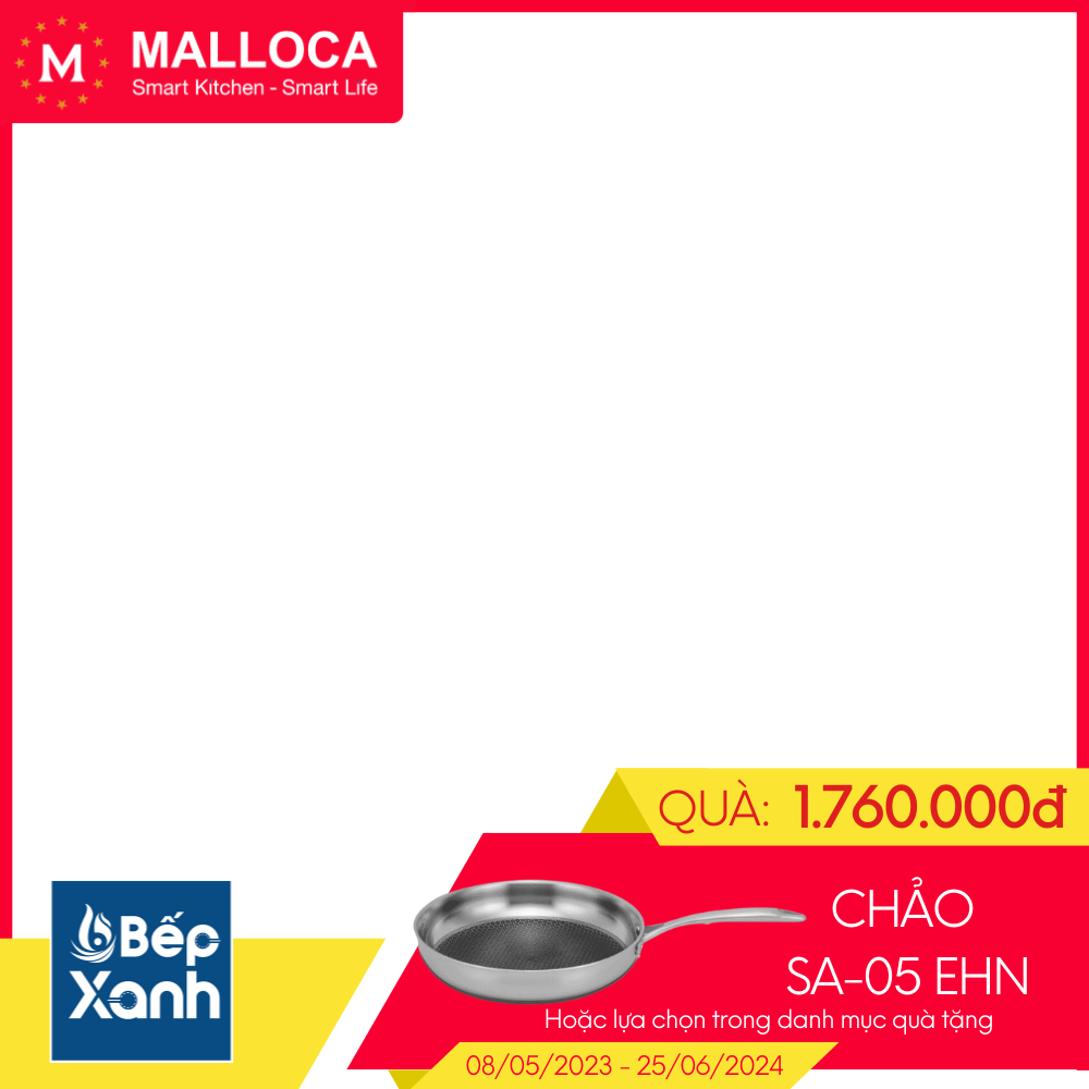Bếp ga âm Malloca AS 9602DG - Mặt kính xám tuyệt đẹp